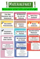 Vorschau - Stundenentwürfe - Materialpaket mit 11 Besonderen Unterrichtsvorbereitungen (Klasse 1 & 3) - Deckblatt