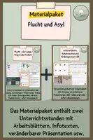 Vorschau - Stundenentwürfe - Flucht und Asyl Materialpaket - Deckblatt