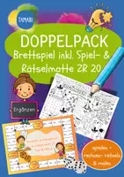 Vorschau - Stationenlernen - Doppelpack "Brettspiel + Spiel- & Rätselmatte Ergänzen ZR 20" | Mathematik Klasse 1 | Mathe Spiele Klasse 1 | Anfangsunterricht - Deckblatt