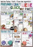 Vorschau - Arbeitsblätter - Wie fühlt sich eigentlich ... an? - 📝😄 Sketchnote Paket - Emotionen / Themen - Deckblatt