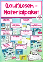 Vorschau - Arbeitsblätter - (Laut)Lesen - Materialpaket - Deckblatt
