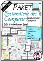Vorschau - Arbeitsblätter - Bestandteile Computer | MATERIALPAKET - Deckblatt
