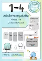 Vorschau - Arbeitsblätter - Materialpaket: Wiederholungshefte/Übungshefte Klasse 1-4 Deutsch & Mathe - Deckblatt