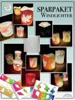 Vorschau - Mal- und Bastelvorlagen - SPARPAKET „WINDLICHTER (wachsend) - mit Kerzenlicht durchs Jahr“ Bastelvorlagen / Kopiervorlagen (wachsend) #Materialpaket #Bundle - Deckblatt