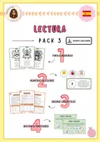 Vista previa - Hojas de trabajo - PACK 3. Lectura - castellano - Portada