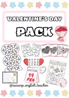 Vista previa - Juegos / Gamificación - VALENTINE'S DAY PACK- SAN VALENTIN PACK - Portada