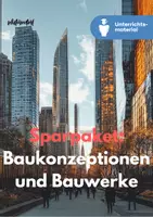 Vorschau - Unterrichtsreihen - Sparpaket: Architektur | Baukonzeptionen und Bauwerke - Deckblatt