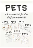 Vorschau - Unterrichtsreihen - Pets Materialpaket für den Englischunterricht in der Grundschule - Deckblatt