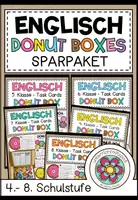 Vorschau - Fördermaterial/Inklusion - ENGLISCH - DONUT BOXEN (4.-8. KLASSE) SPARPAKET - Deckblatt