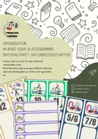 Vorschau - Anderer Materialtyp - Materialpaket: Büroorganisation - Naturwissenschaften - Deckblatt