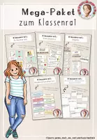 Vorschau - Arbeitsblätter - Mega-Paket zum Klassenrat (1.-6. Klasse) - Deckblatt