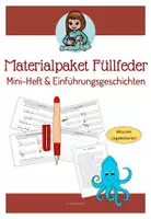 Vorschau - Unterrichtsreihen - Materialpaket - Einführungsgeschichten und Mini-heft zur Füllfeder - Deckblatt