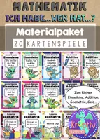 Vorschau - Spiele - MATHEMATIK SPIELE - Materialpaket - Ich habe... Wer hat... - Deckblatt