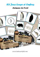 Aperçu - Apprentissages en autonomie - Kit Jeux Loupe & Ombres - Animaux du Froid - Page de couverture