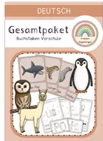 Vorschau - Arbeitsblätter - Buchstaben - Anlautbilder und Arbeitsblätter - Riesenpaket (Vorschule) - Deckblatt