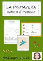 anteprima - Esercizi - La primavera: raccolta di materiali - Pagina di copertina