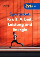 Vorschau - Arbeitsblätter - Sparpaket „Kraft, Arbeit, Leistung und Energie“ - Physik SEK I Unterrichtsmaterial - Deckblatt