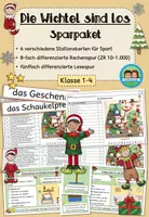 Vorschau - Arbeitsblätter - Die Wichtel sind los - Sparpaket (Klasse 1-4) - Deckblatt