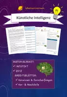 Vorschau - Arbeitsblätter - Künstliche Intelligenz - Materialpaket💡 - Deckblatt