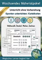 Vorschau - Stundenentwürfe - Spontan unterrichten ohne Vorbereitung für Supplierstunden - Deckblatt