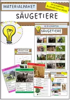 Vorschau - Spiele - Materialpaket: Säugetiere - Deckblatt