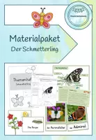 Vorschau - Stundenentwürfe - Materialpaket Schmetterling ab Klasse 2 - Deckblatt