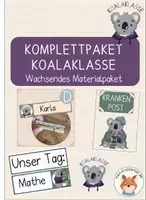 Vorschau - Arbeitsblätter - Wachsendes Komplettpaket Koalaklasse - Deckblatt