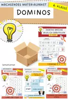 Vorschau - Arbeitsblätter - Materialpaket: Dominos 6. Klasse - Mathematik (Brüche, kleinstes gemeinsames Vielfaches) - Deckblatt
