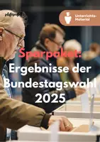 Vorschau - Stundenentwürfe - Komplettpaket: Ergebnisse der Bundestagswahl 2025 (Schaubilder, Lückentext, Stationenlernen, Präsentation uvm.) #demokratiestärken - Deckblatt