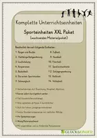 Vorschau - Stundenentwürfe - Sporteinheiten XXL Paket (wachsendes Materialpaket) - Deckblatt