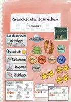 Vorschau - Arbeitsblätter - Geschichte schreiben Bundle - Deckblatt
