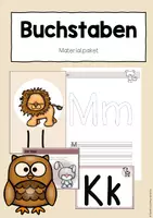 Vorschau - Arbeitsblätter - Materialpaket - Buchstabenerarbeitung - Deckblatt
