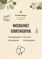 Vorschau - Mal- und Bastelvorlagen - Materialpaket | Geburtstagsritual | Würfeln, Gutscheine, Lesezeichen, Muffins - Deckblatt