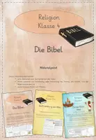 Vorschau - Arbeitsblätter - Die Bibel (Materialpaket) - Deckblatt