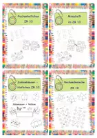Vorschau - Arbeitsblätter - Rechenheftchen im ZR 10 - Deckblatt