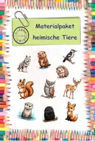 Vorschau - Stationenlernen - Materialpaket heimische Tiere - Deckblatt