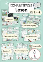 Vorschau - Spiele - Komplettpaket: Lesen, Lesetraining, Lesezeit rund ums Jahr | Kl. 1 - 4 - Deckblatt