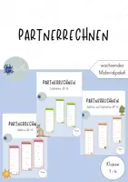 Vorschau - Spiele - wachsendes Materialpaket Partnerrechnen - Deckblatt