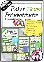 Vorschau - Stationenlernen - Materialpaket ZR 100 | 81 FREIARBEITSKARTEN - Deckblatt