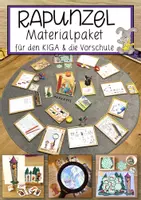 Vorschau - Mal- und Bastelvorlagen - Rapunzel – Materialpaket für den/die KIGA/KITA & die Vorschule - Deckblatt