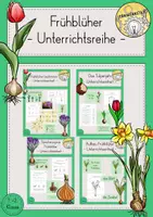 Vorschau - Stundenentwürfe - Frühblüher Unterrichtsreihe Materialpaket - Deckblatt