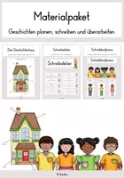 Vorschau - Arbeitsblätter - Materialpaket: Geschichten planen, schreiben und überarbeiten - Deckblatt