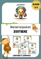 Vorschau - Spiele - Materialpaket Zootiere - Deckblatt