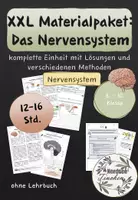 Vorschau - Stundenentwürfe - Materialpaket Nervensystem // Komplette Unterrichtseinheit - Deckblatt