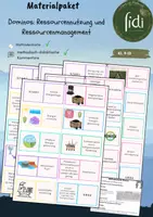 Vorschau - Spiele - Materialpaket Rohstoffe und Ressourcen (5x Dominos) - Deckblatt