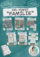 Vorschau - Arbeitsblätter - XXL-Bundle " Familie" / Cliparts Bastelvorlagen Ausmalbild Wimmelbild - Deckblatt