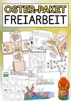 Vorschau - Arbeitsblätter - OSTERN - Freiarbeit Materialpaket - Deckblatt