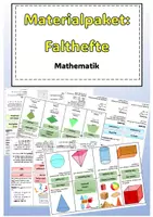 Vorschau - Mal- und Bastelvorlagen - Wachsendes Materialpaket: Mathematik Falthefte (editierbar) - Deckblatt
