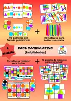 Vista previa - Tarjetas / Manipulativos - Pack de materiales para trabajar motricidad fina y pensamiento lógico - Portada