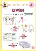 Vista previa - Hojas de trabajo - PACK 19. Reading - Portada